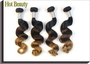 Wholesale 3 Tone Color Virgin Peruvian Hair Extensions Loose Wave 12&quot;-28&quot; Inch In Stock Fast Delivery from china suppliers