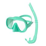 Single Lens Scuba Snorkel Mask Diving Goggles Black White Purple