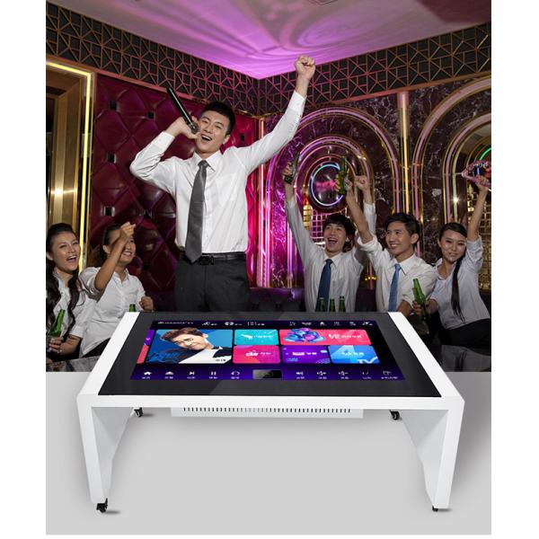 55 Inch Interactive Touch Screen Coffee Table For Conferenc / Dining / Display / Bar