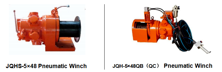 Telecontrol Pneumatic Winch Remote Control Gas Control For Oilfield
