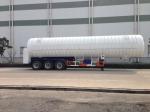 55000L LNG Tanker Semi Trailer With 3 Axles For Liquid Natural Gas