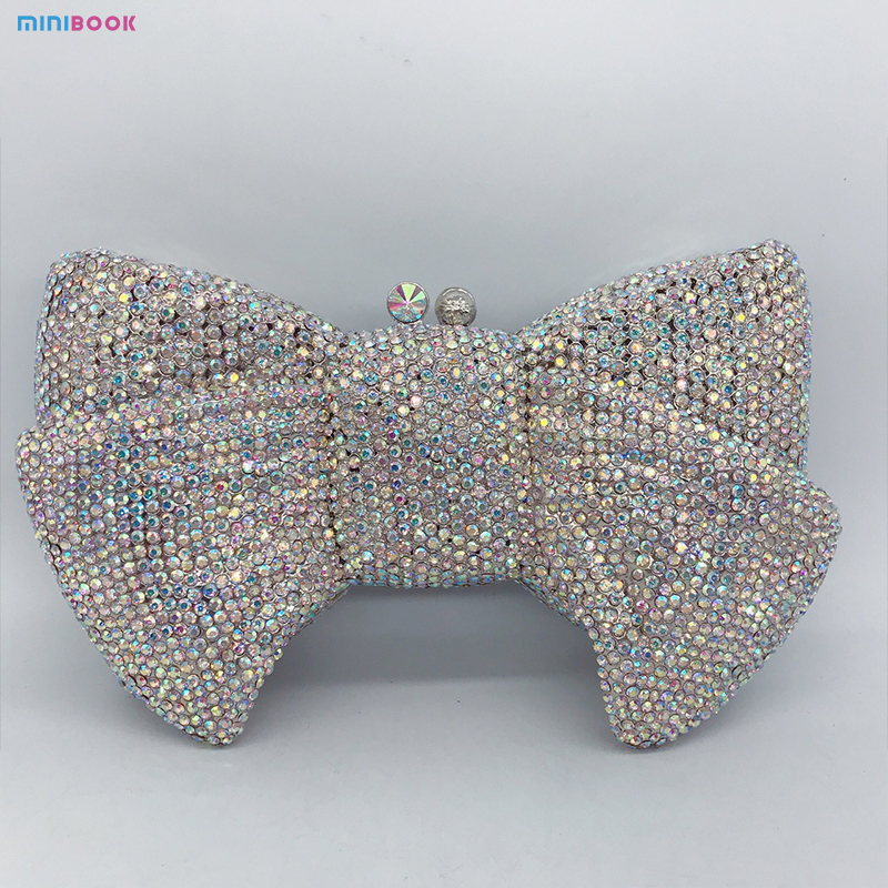 2023 Banquet Full Diamond Clutch Women Crystal Evening Clutch Bag with CANDY Pattern