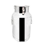 SUS201 20L Stainless Steel Milk Can 0.8mm Thickness Steel Buckets With Lid