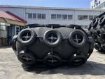 Black Rubber Pneumatic Rubber Fender / Inflatable Docking Fender