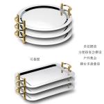 High quality stainless steel Cake tray/display plate tray/Buffet salad plate