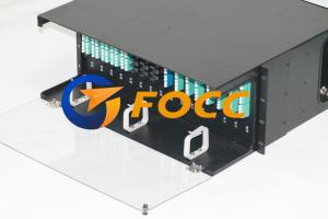 Wholesale 4U Fiber Optic MPO MTP Metal Cassettes Pannel Terminated OM3 Cable Application from china suppliers