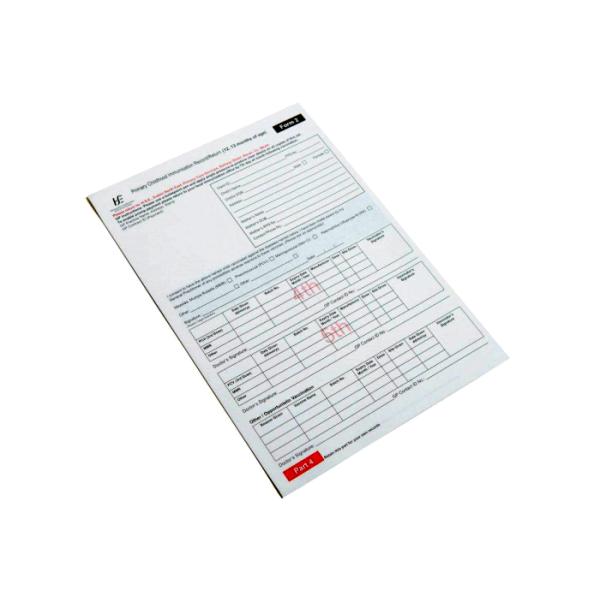 Professional 5 Ply copy image CFB Carbonless Paper in sheets 48-100 Gsm High Smooth Surface