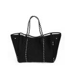 Cotton Polyester Blend Raffia Tote Bag Custom Print High Quality