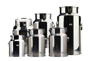 Wholesale Food Grade Material 316L Steel Milk Container With Lid Bucket Pail from china suppliers