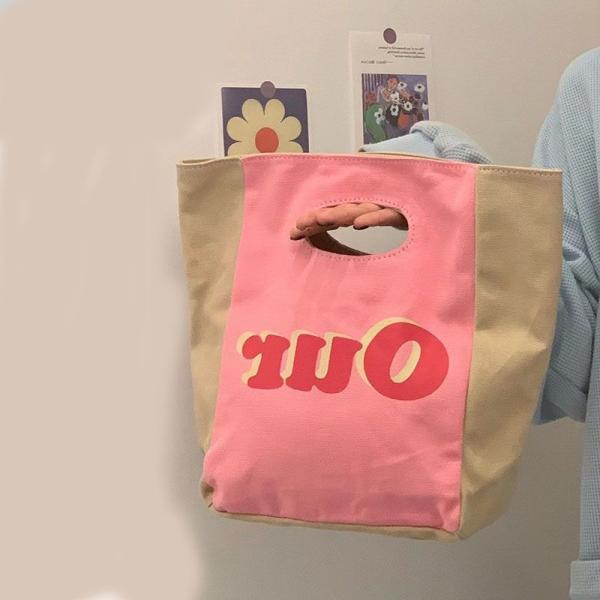 FASHION NICHE DESIGN CUTE CLUTCH BAG TOTE BAG CASUAL COMMUTER LUNCH BOX BAG