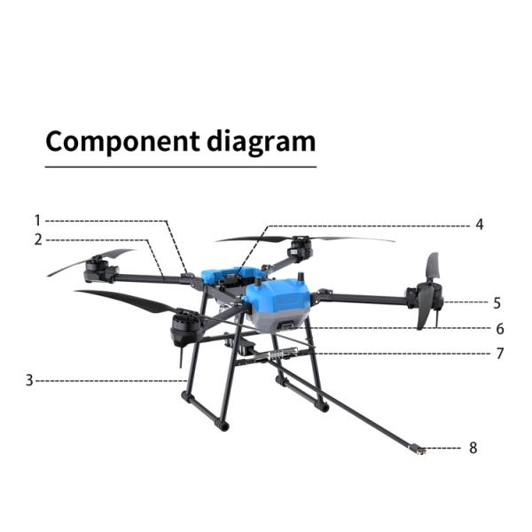 Professional Building Facade High Pressure Washing Drones Building Roof Windows Cleaning Drone