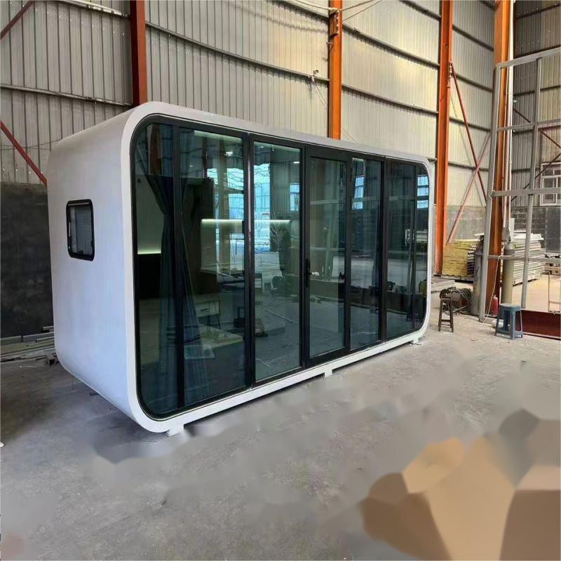 Expandable Apple Cabin 20ft 40ft Office Pod with Furniture and Steel Sandwich Panel