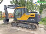Used Volvo EC140/14ton Small Crawler Excavator Excellent Stability And