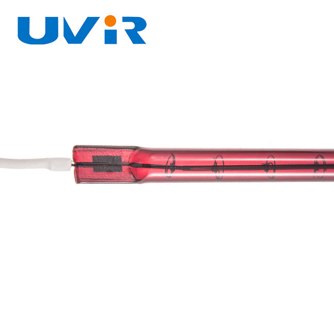 Ruby Single Infrared Quartz Tube 230V 2000W High Thermal Efficiency