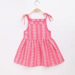New baby girls summer children's clothing sleeveless dress linen cotton newborn