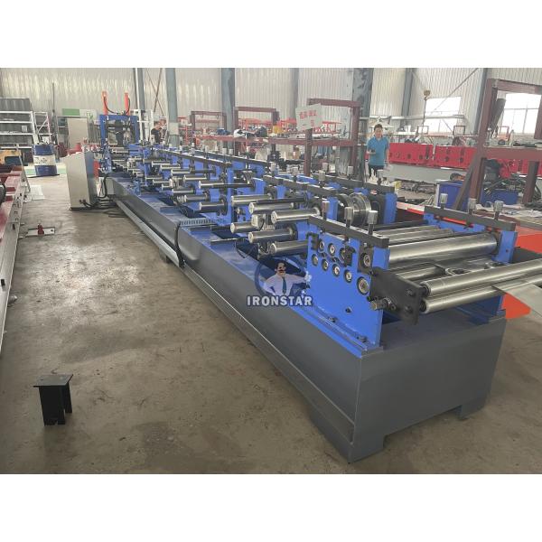 “Full Automatic Hydraulic Quick Adjust CZ Purlin Roll Forming Machine Fast Size Change Equipment For Steel Structure Construction Full Automatic
