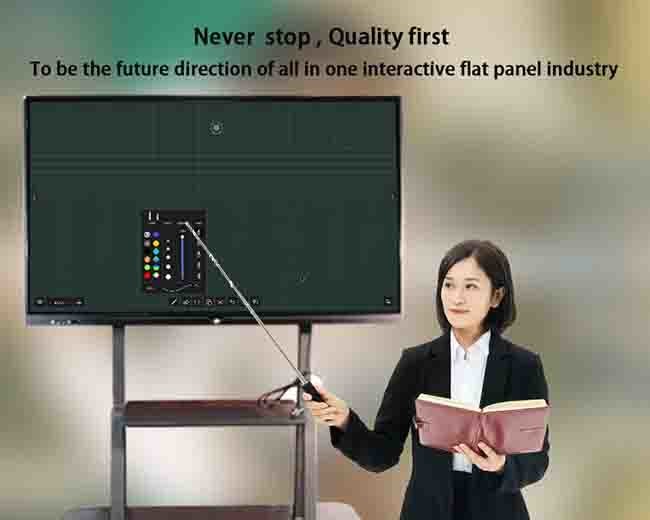 Pen Touch 4K Smart Board Dual OS 86 Interactive Display For Teaching