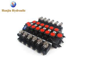 Wholesale Hydraulic Multiple Sectional Directional Control Valve Hssd8 21gpm 12V 315 Bar Electric Valve from china suppliers