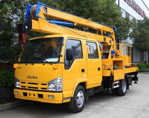 Wholesale ISUZU Sinotruk Chassis Aerial Working Truck 12 Folding Boom Aerial Work Vehicle With Factory Price from china suppliers