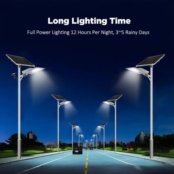 High Efficiency Split Type Solar LED Street Light with Monocrystalline Panel for Municipal Engineering