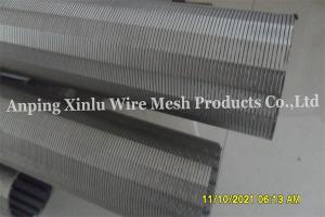 Wholesale Continuous Slot Filter Screen Tube AISI 316 OD 86mm Gap 0.1mm Johnson Wire Screen from china suppliers