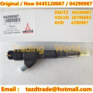 Wholesale BOSCH Original Injector 0445120067 / 04290987 / 20798683 /4290987 for DEUTZ / VOLVO / KHD from china suppliers