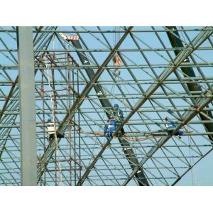 Wholesale Sand Blasting Paint Space Frame Truss Stadium Roof Building Customized from china suppliers