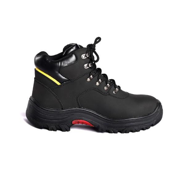 Anti Static Genuine Leather Work Anti Puncture Anti Smashing Boots Steel Toe Steel Plate Safety Shoes