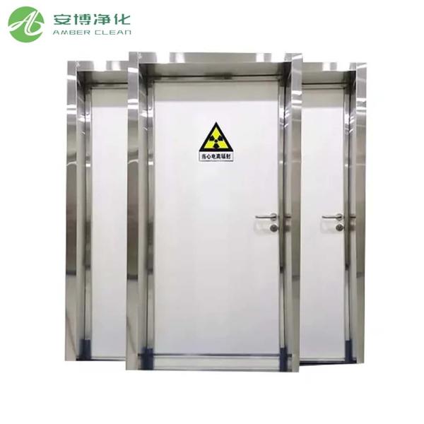 AMBER Steel Plate With Powder Coating Manual Swing Door X-Ray Door