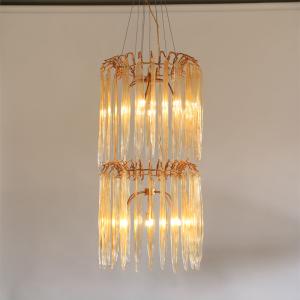 Wholesale Luxury All Copper Post Modern Duplex Stair Chandelier With Creative Personality from china suppliers