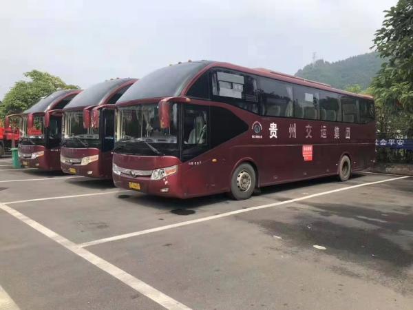 Traveling Used Yutong Buses 55 Seat Diesel 2013 Year LHD Drive 12000 × 2550 ×
