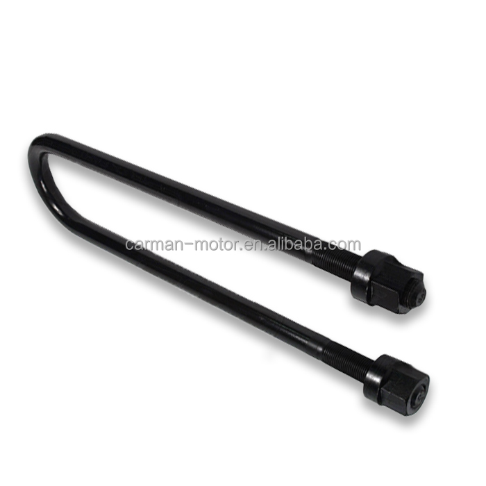 Standard Size Rear Steel Plate Riding Bolt With Nut for Dz9118520124 Sinotruk HOWO ShacmanAolong Delong Truck Parts