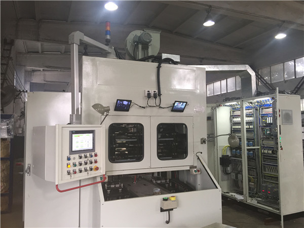 Rotor semi-automatic roll immersion machine