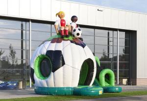 China Fun Soccer Backyard Inflatable Jumper Bouncer Air Bouncer Inflatable Trampoline on sale