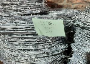 Wholesale 2.3mm * 2.3mm 4 Point Prison Barbed Wire 20kg Per Roll On Pallet Packing from china suppliers