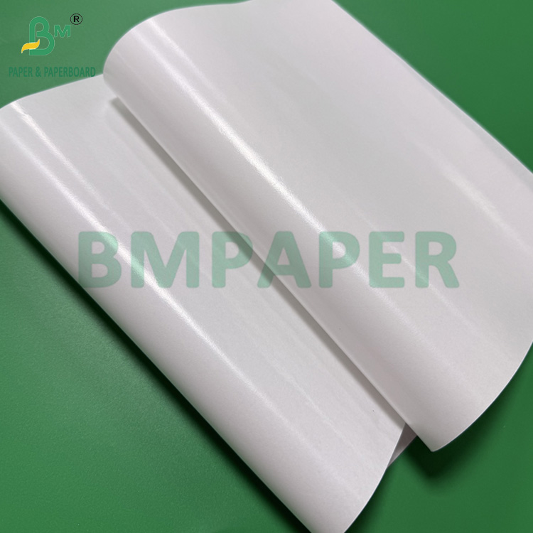 1side PE Coated Paper White Kraft Paper 40g + 10g Size 36 X 25 Inches