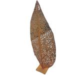Metal Leaf Polishing Corten Steel Sculpture Wooden Crate