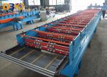 Aluminium TR4 Roof Panel Roll Forming Machine Colored Glaze Steel