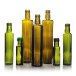100Ml 250Ml 500Ml Kitchen Square Vinegar Glass Olive Oil Bottles For Kitchen