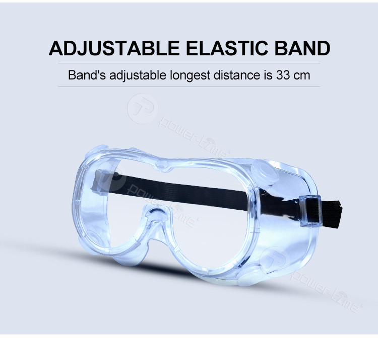 Non Toxic Anti Fog Work Goggles Clear Splash Proof Safety Glasses For Lab