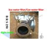 Buy cheap BRS250 CB/t497-94 national standard right Angle seawater filter from wholesalers