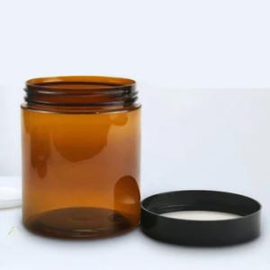 Wholesale Wholesale Empty Plastic Cosmetic Container Round Body Cream Jar 150 g 200g 250g 8oz Hair Conditioner Jars from china suppliers
