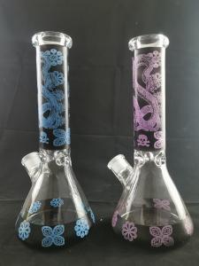 Wholesale 10 Inch Glass Water Pipes 7mm Thickness Colorful With 14mm Female Glass Bowl from china suppliers
