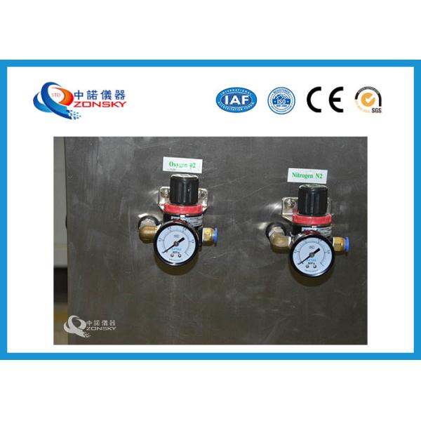 Digital Display Oxygen Index Apparatus Identify Polymers Flame Retardancy