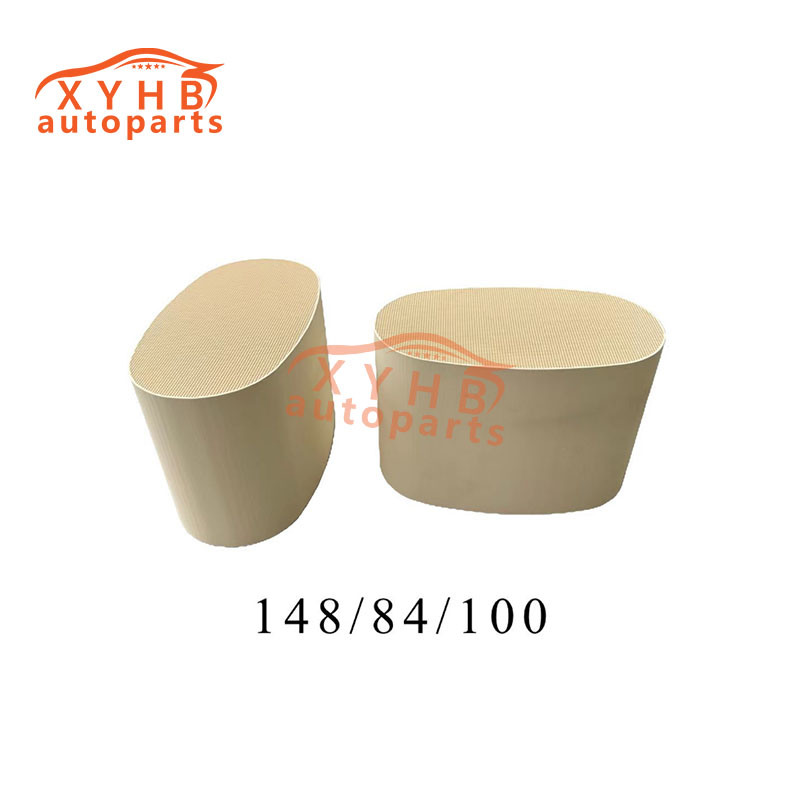 Ceramic Carrier Runway Shape High-Quality Three-Way Catalytic Filter Element Euro 1-5 Model: 148*84*100