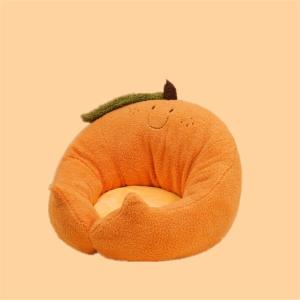 Wholesale Cute Orange Short Plush Calming Dog Bed Anxiety Reducing Zoopollo from china suppliers
