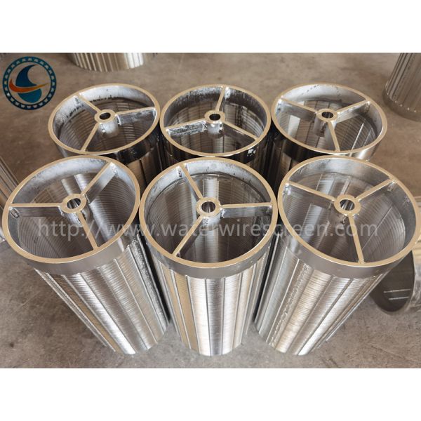 100um Slot Inlet And Outlet Wire Wrapped Screen Baskets