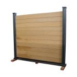 Waterproof Wpc Mateiral Fence Panels For Outdoor Rotproof