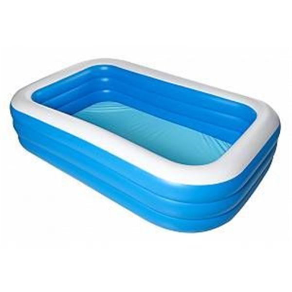 Customizable Size Stackable Inflatable Kiddie Pool with Quick-release Valve for Kids Summer Fun
