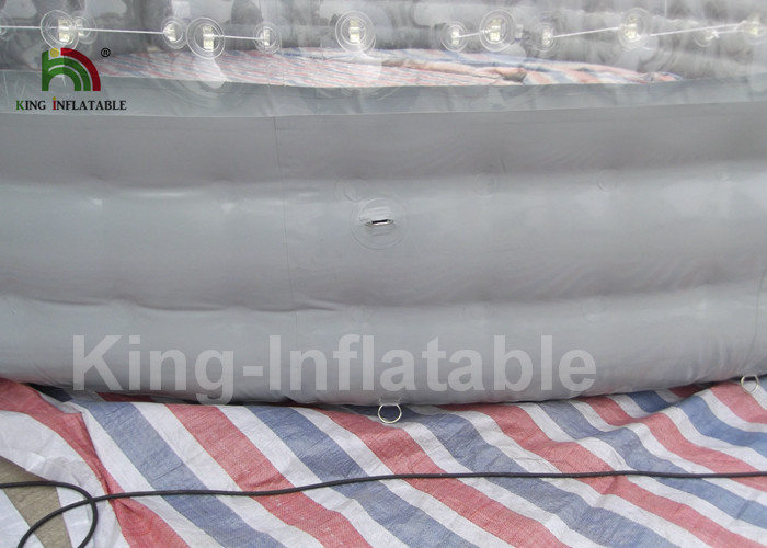 Airtight Combo Color Clear Inflatable Bubble Tent 8m Diameter For Outdoor